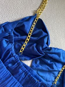 sale 🤩Zara Blue Chain Strap Top
