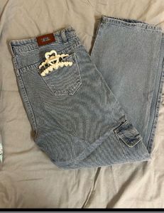 Trendy Zara Light Wash Jeans