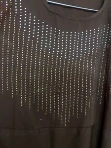 stylish Brown long frocks