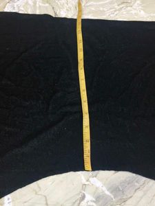 Black Velvet Dress Material cut piece