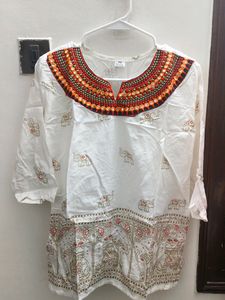 Short Printed Cotton Kurti