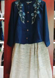 Cotton Kurti With Coat