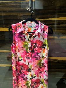 Vibrant Floral Sleeveless Maxi Dress