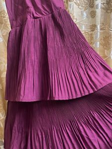 Burgundy Mini Dress