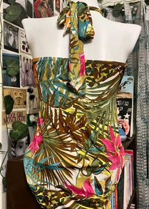 y2k halter neck top