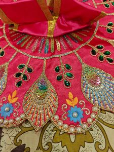 Exquisite Deity Dress for Lord Krishna