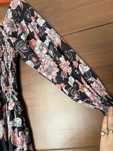 Floral Print Tube dress