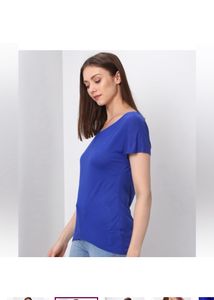 ONLY Casual Regular Sleeves SolidWomen Blue Top