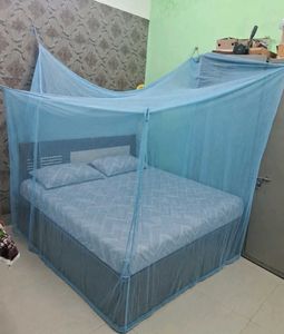 Blue Mosquito Net for Bed