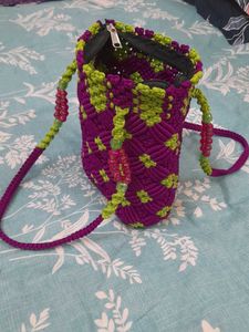 Boho Macrame Tote Bag