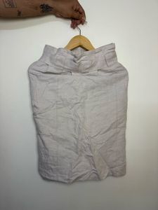 Linen Belted skirt