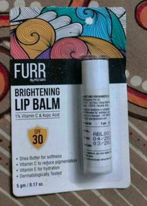 Furr Brightening Lip Balm, lotion, moisturizer