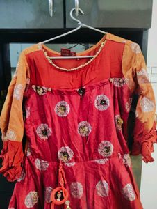 Elegant Ethnic Gown with Unique Design