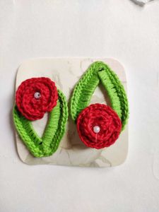 Handmade Crochet Hair Clips