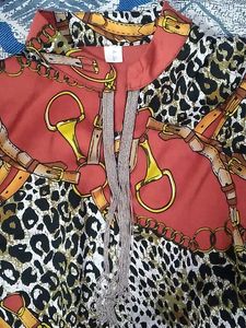Leopard Print Updown Oversized Shirt