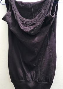 Sleeveless Top With Poncho