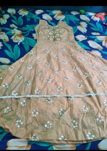 Beige Long Gown