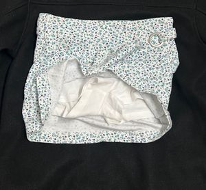 White Floral Mini Skort 🌸