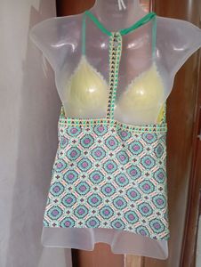 Boho Print Swim Top