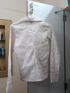 Chic Striped Button-Down fitted Shirt