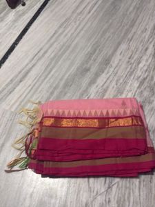 pink saree