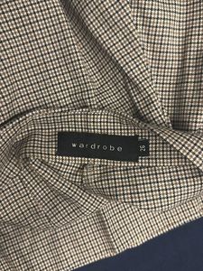 Plaid Wide Leg Trousers