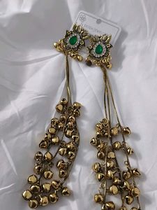 2 different oxidized Hoop Earrings
