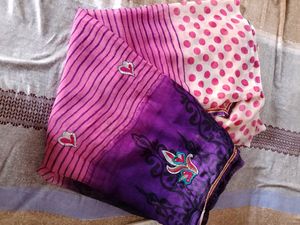 "Discount Offer" Printed Saree With Blouse