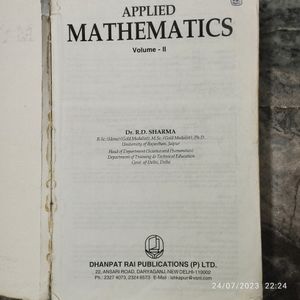 Applied Maths -2