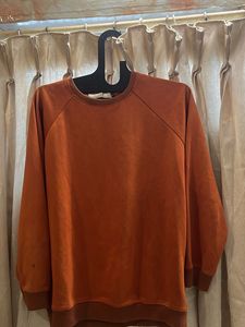 Cozy Orange Sweatshirt