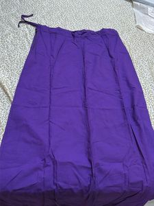 Vibrant Purple Saree Peticoat