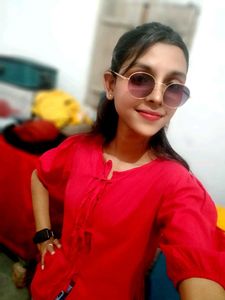 Chic Red Tie-Front Top