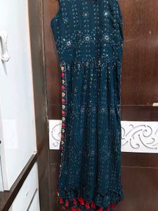 Designer Kurta Set with Palazzo &amp; Dupatta