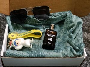 Men's Printed Shirt &amp; Accessories Bundle