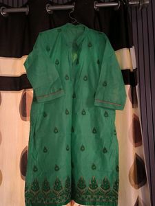 Elegant Emerald Green Kurta