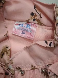 Girls' Floral Print Top