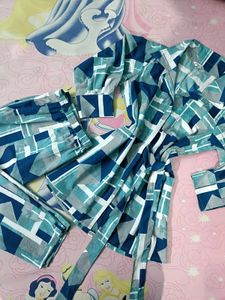 Abstract Print Pajama Set