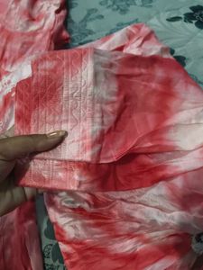 Pink Tie-Dye Kurta Set with Embroidery