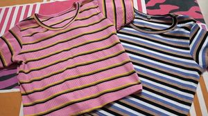 Striped Crop Tops (Set of 2)
