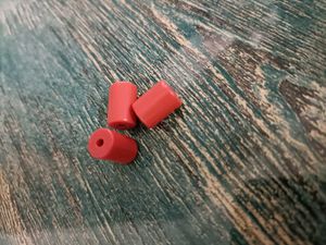 Red Barrel Beads for Jewelry Making