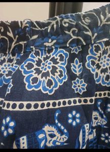 Bohemian Blue Elephant Print Skirt