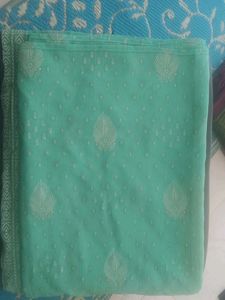 Beautiful Teal Dress Material