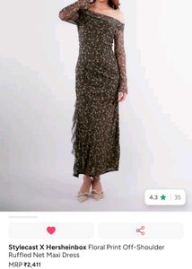 stylecast-x-hersheinbox Floral Print Off-Shoulder