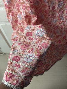 Pretty Pink Floral Dress/Kurta