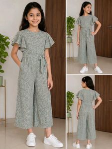 Girls Floral Jumpsuit for 10-11 years old girl