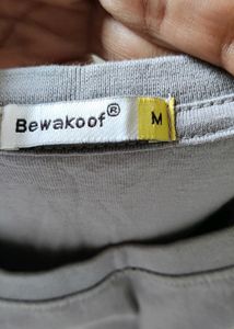 Women's Bewakoof Tshirt Dress Size M 100% Cotton