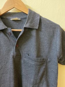 Charcoal Black Mens Polo Tshirt