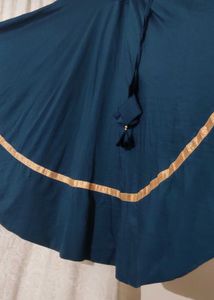 rama  Blue Lehenga Choli Set