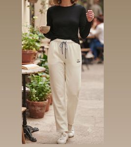 Cozy Cream Track Pants