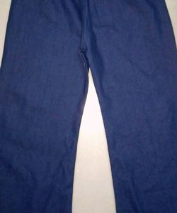 Wide Leg Denim Pants